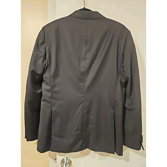 Pal Zileri Men's 2-pc Wool Suit MADE IN ITALY 35R Gray Black Check Sleek Preppy - Picture 3 of 16